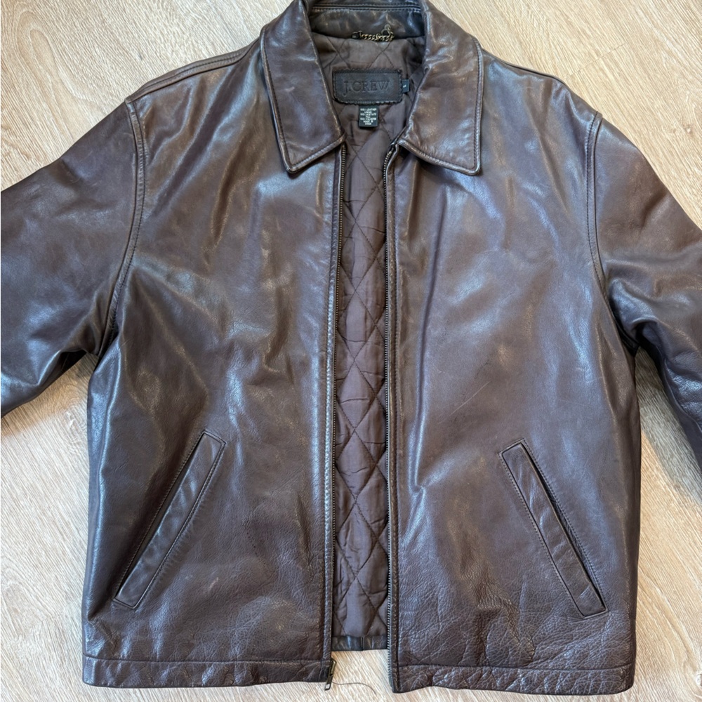 J.Crew Genuine Vintage Leather Jacket